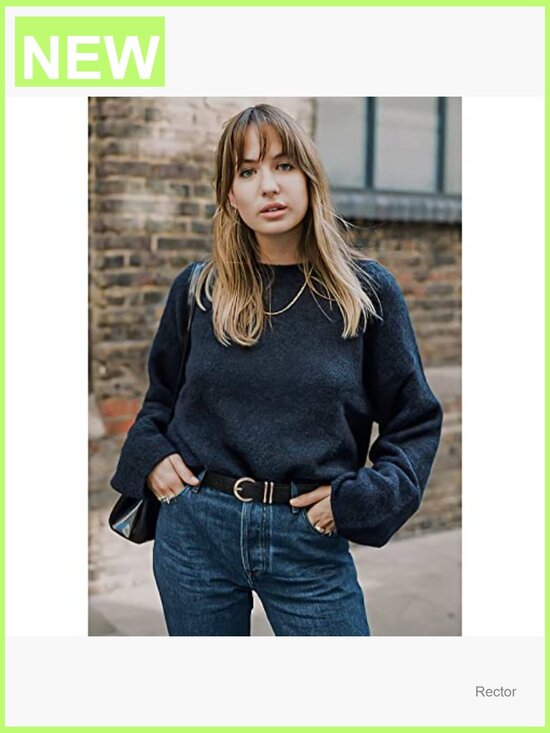 3 Pack Women Leather Belts with Gold Buckle for Jeans & Dresses main image 4